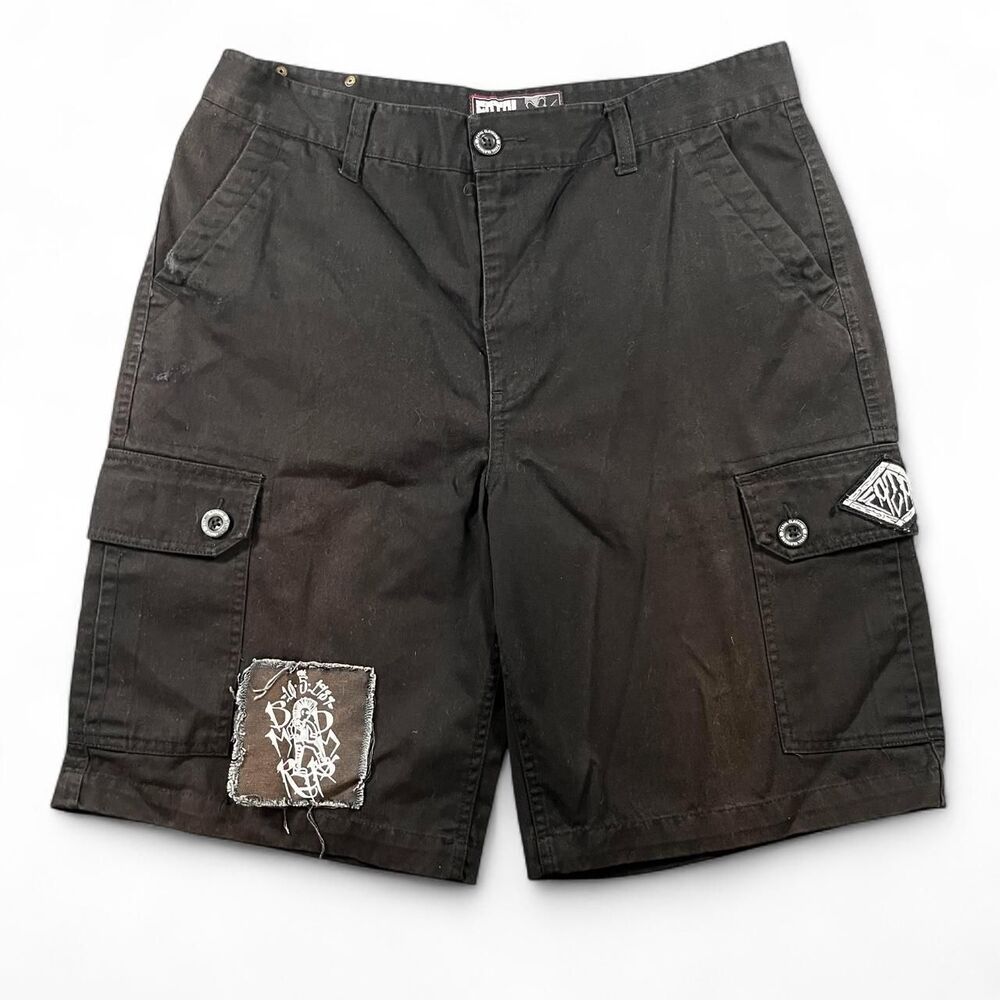 Unbranded Men's Black and Brown Shorts
